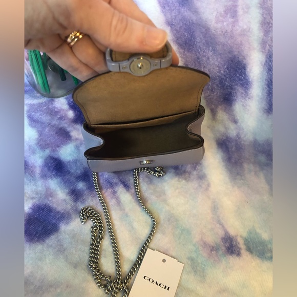 Coach Mini Cardholder with Chain - Picture 8 of 11